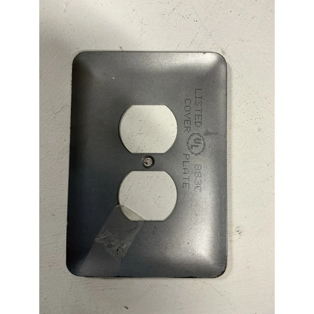 Sports Themed Heavy Steel Wall Plug In Plate Cover Man Cave